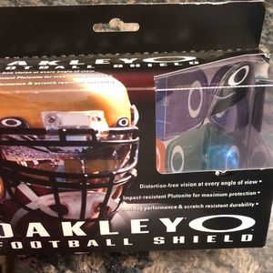 Clear Oakley football visor